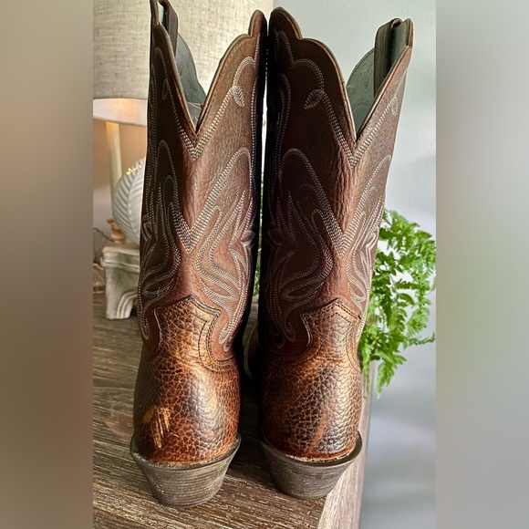 Ariat Women's Legend Leather Western Cowboy Boots - Size 9B - Picture 5 of 11